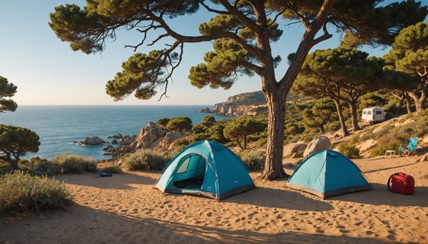 Vacances camping catalogne mer nature mediterranee